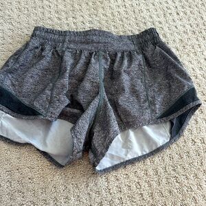 gray lululemon hotty hot shorts